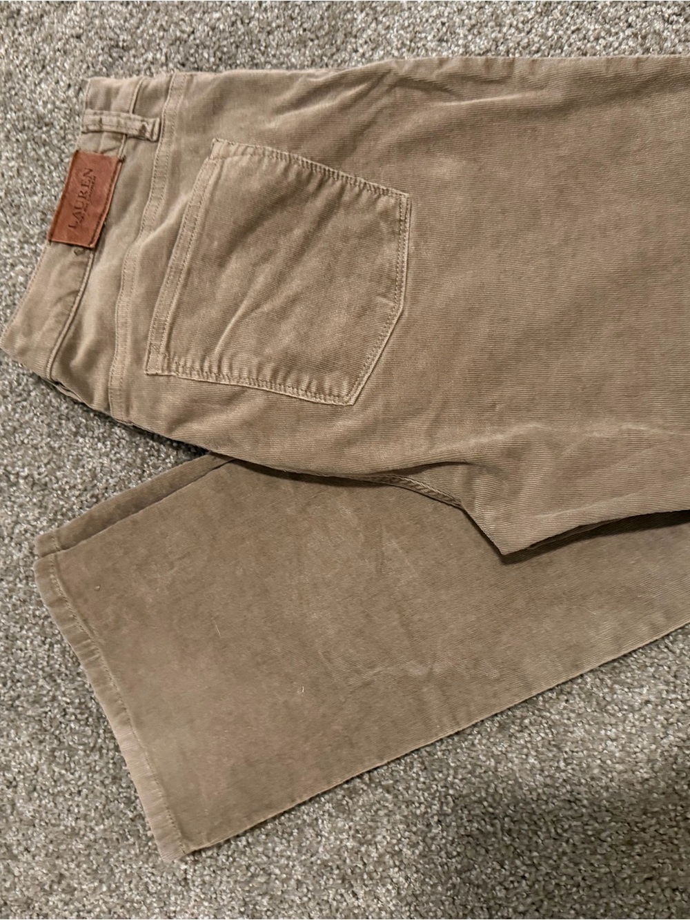 Ralph Lauren Women’s Corduroy Pants in Light Brown